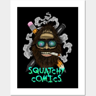 squatchy comics Posters and Art